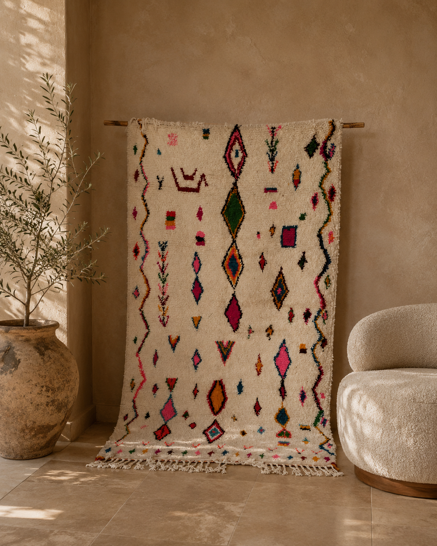 Azilal Rug — Diamond Motif