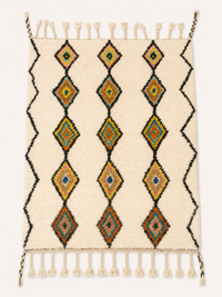 Azilal Rug — Coloured Geometry