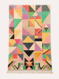 Azilal Rug — Geometric Bloom