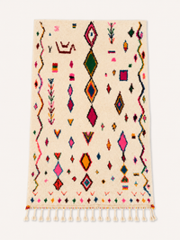 Azilal Rug — Diamond Motif