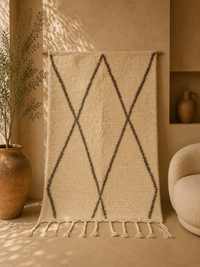 Beni Ouarain Rug — Classic Diamond