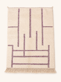 Beni Ouarain Rug — Ivory Lines