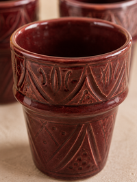 Heritage Cups – Set of 4 – Burgundy
