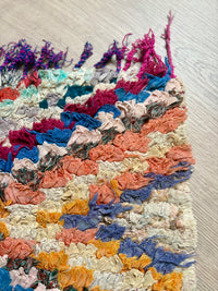 Boucherouite Rug — Mosaic Diamond