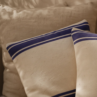 Berber Cushion Set — Indigo & Cream detailfoto