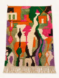 Bouziyane Rug — Abstract Spectrum