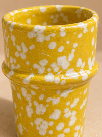 Speckled Espresso Cup – Set of 4 – Yellow
