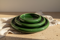 Forest Green Tapas Set — 3 borden