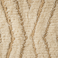 Close-up van de wol en het ruitpatroon van het Beni Ouarain tapijt